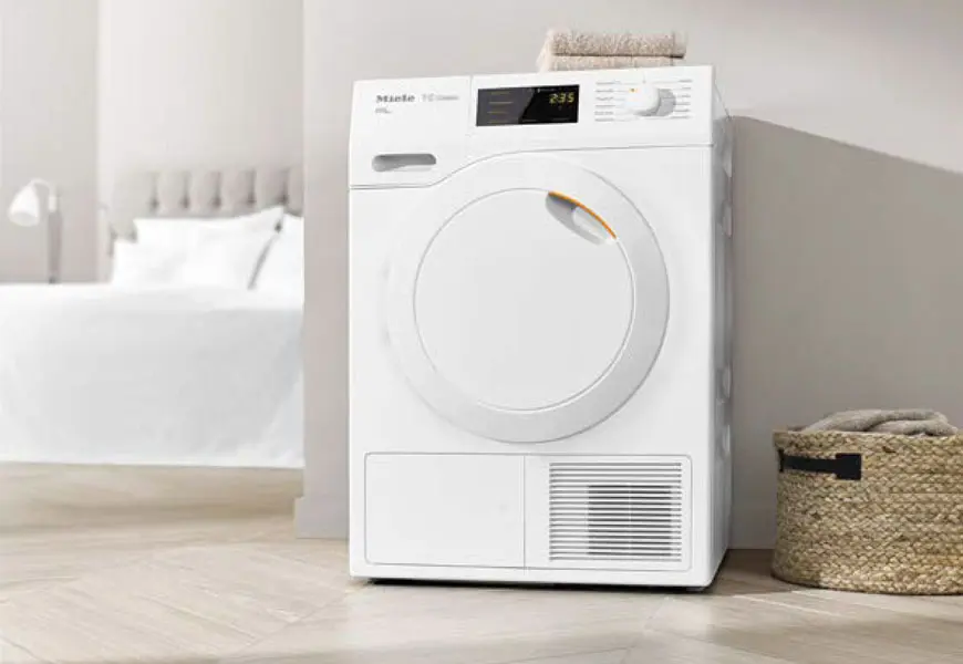 Built-in domestic appliances in a kitchen run